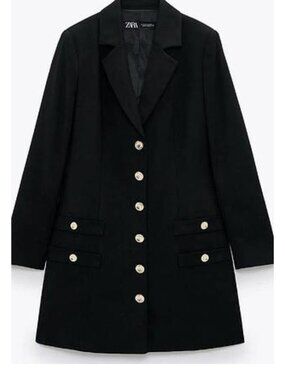 Zara Black Blazer Dress